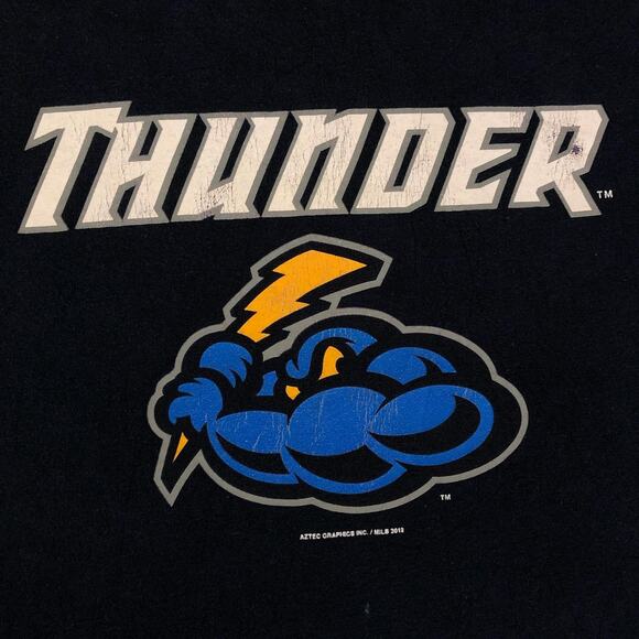 Men’s Vintage Navy 2012 Trenton ‘Thunder’ Graphic Tee - Picture 3 of 4